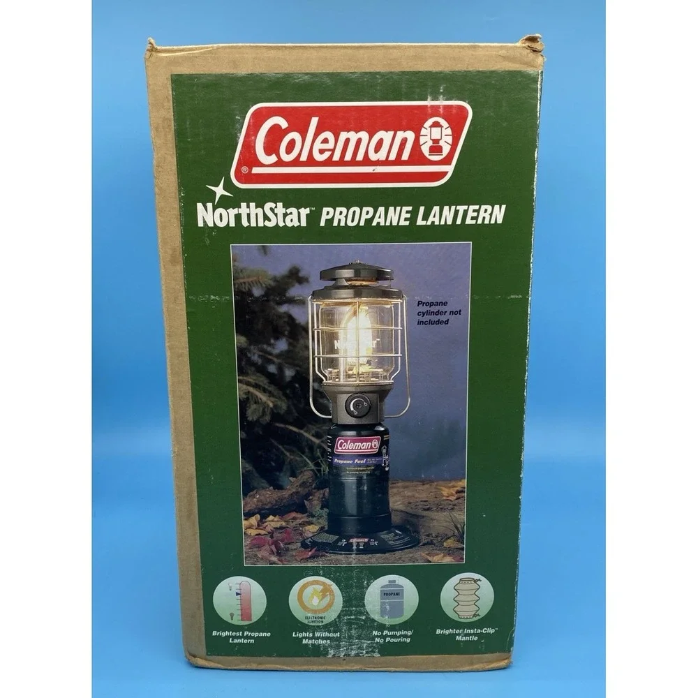 Vintage Coleman Northstar Propane Lantern 2500-750 with Original Box.  Camping